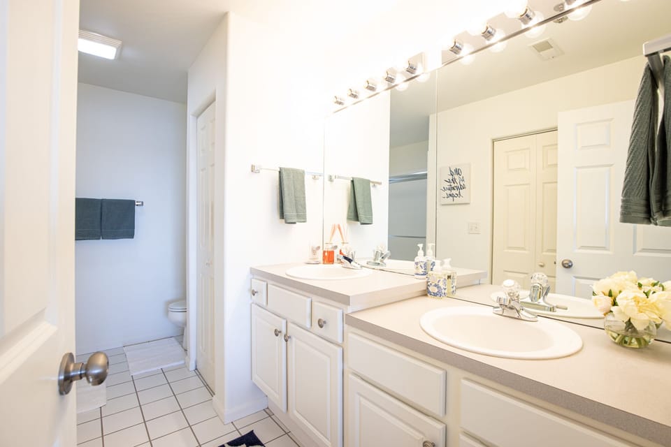 Dual Vanity Master Bathroom