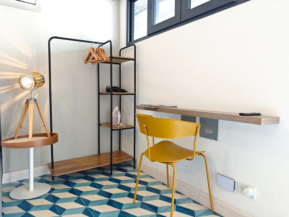 Bedroom with desk