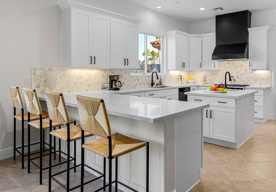 Dine at the breakfast bar!