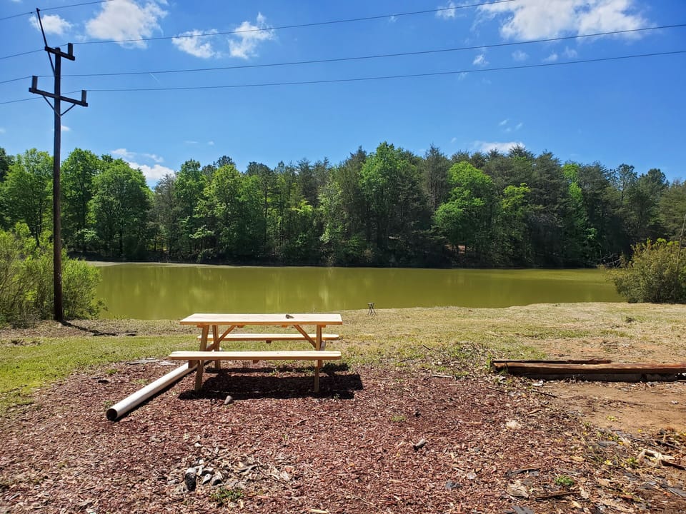 Private Pond/ Lake Behind the House