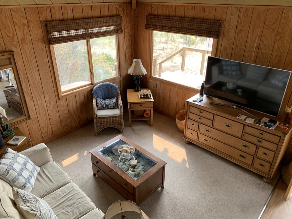 Living room area from loft