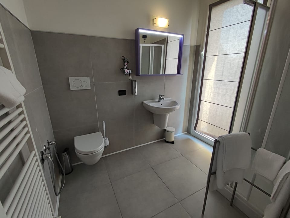 Superior Double Room | Bathroom | Shower, hair dryer, slippers, towels