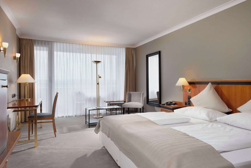 Business Double Room | In-room safe, desk, iron/ironing board, free WiFi