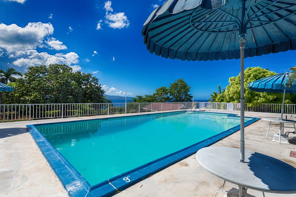 Pool deck area with a beautiful view, open 24/7
