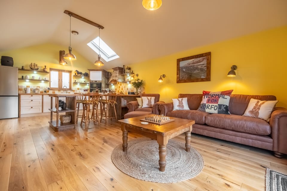 Open-plan living area