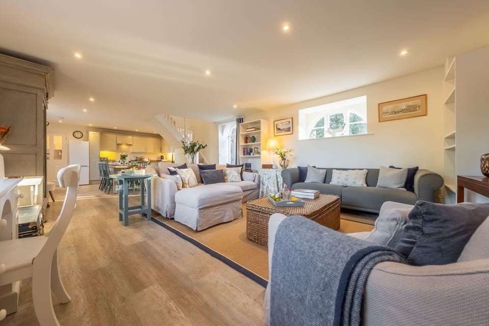 Ground floor: Lovely bright, fresh open-plan living area