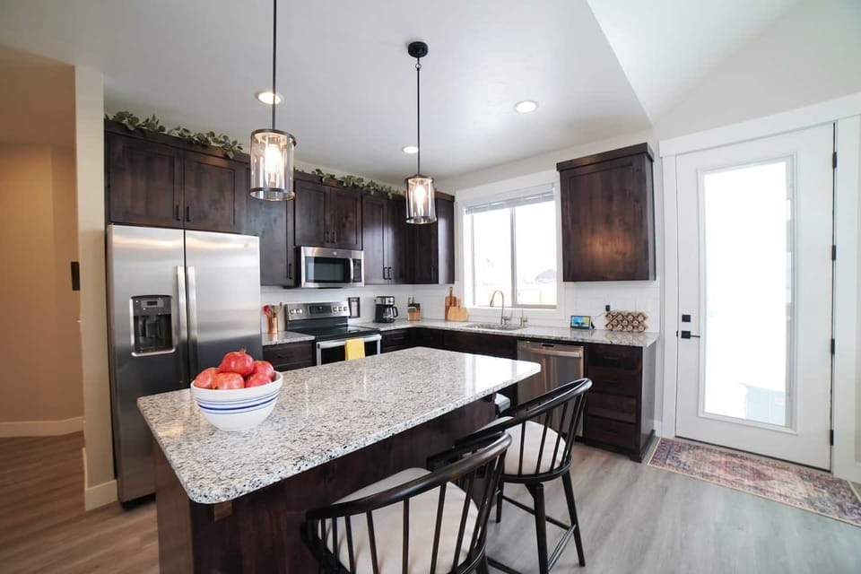From the modern appliances to the wide array of cookware, this kitchen has everything you'll need to whip up meals for the whole group.