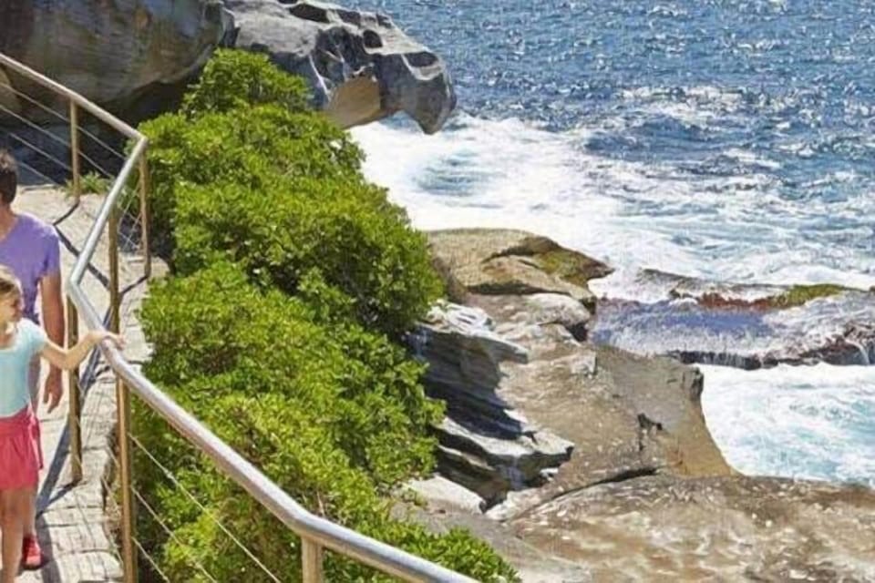 The scenic coastal walkway Bondi to Bronte