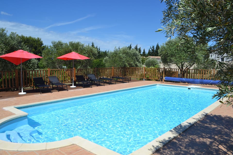 Sunbeds and Sun umbrellas