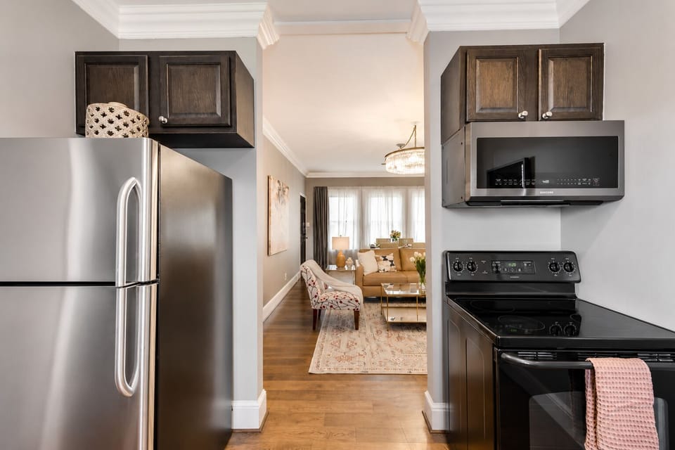 All modern, full-size appliances are provided to ensure meal preparation is seamless and effortless.