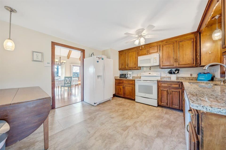 All of our rental homes feature fully stocked kitchens.
