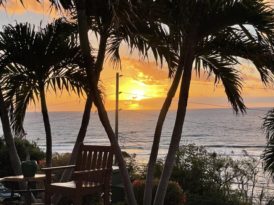 Sunrise from the Pool Patio