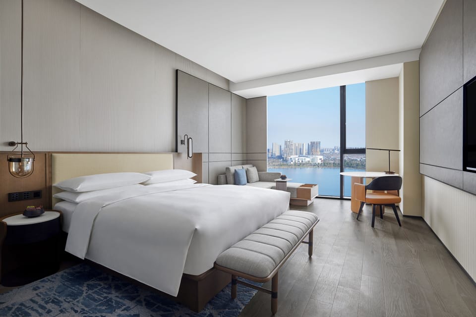 Premium bedding, down comforters, minibar, in-room safe