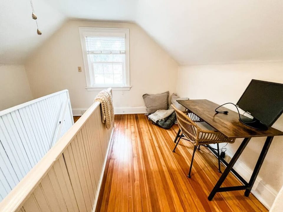 2nd floor primary suite with office nook