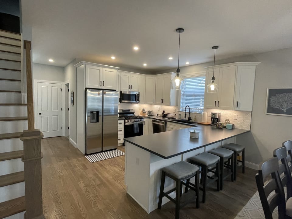 Kitchen fully stocked