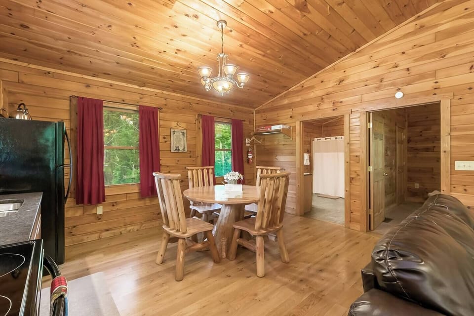 Custom Log dining table