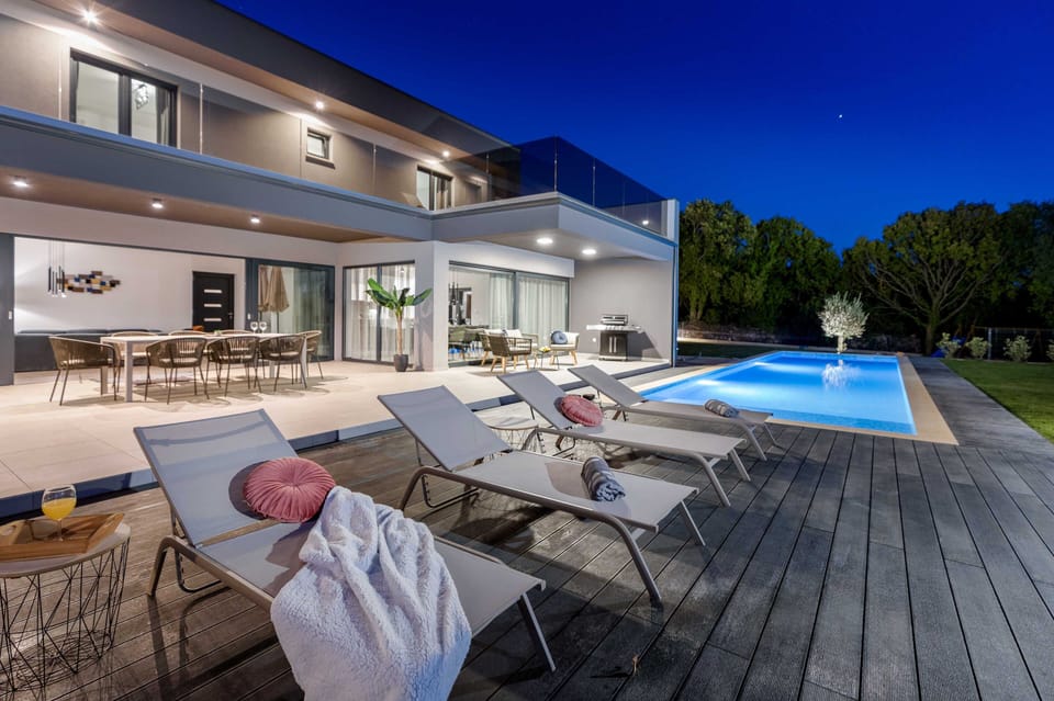 Villa (Six Bedroom Villa with Swimming Pool) | Pool | Outdoor pool, pool umbrellas, sun loungers
