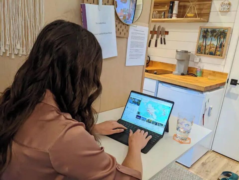 fold down table for workspace