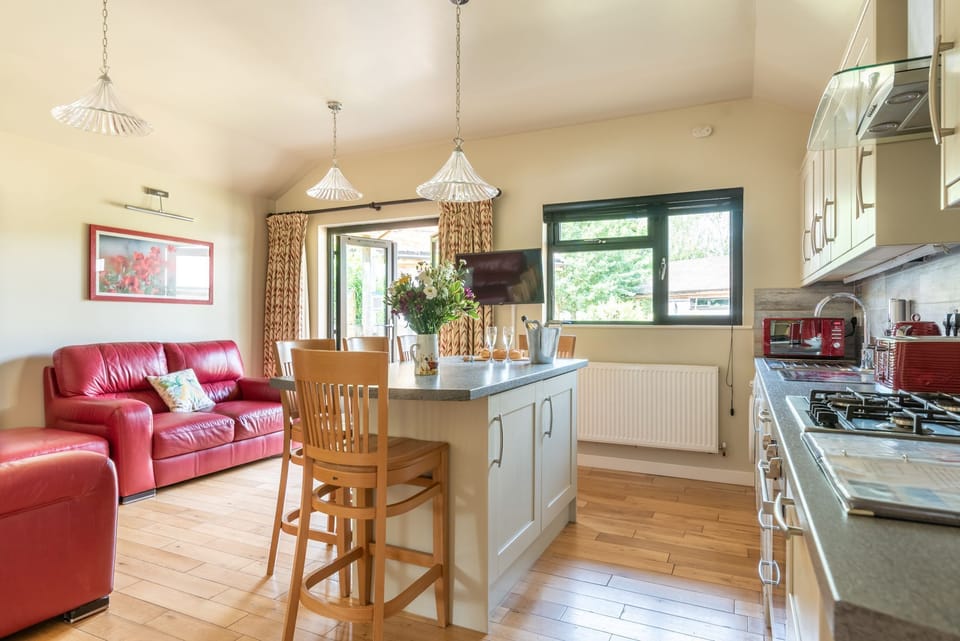 Open plan living area