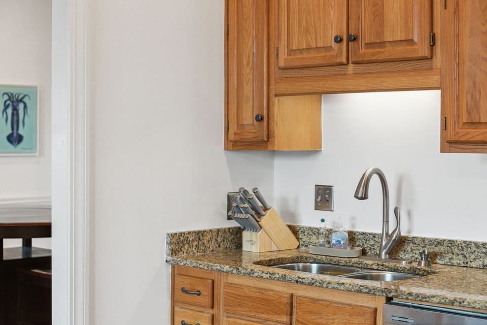 Fully stocked kitchen