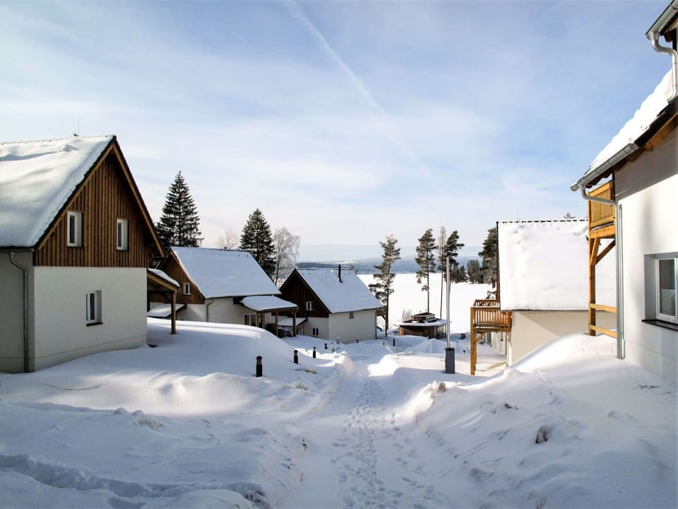 Cloud, Sky, Building, Window, Snow, House, Slope, Tree, Cottage, Freezing