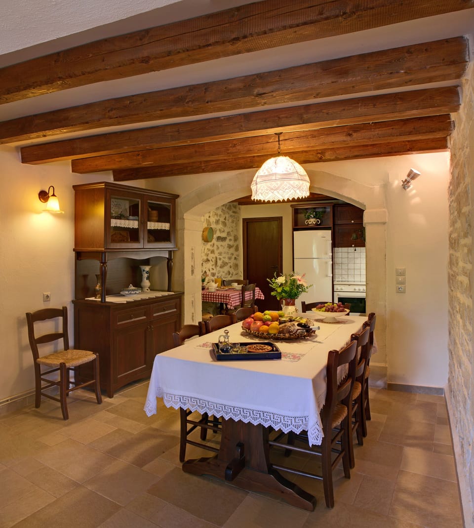 Dining and kitchen