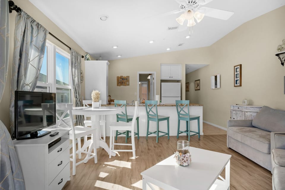 Living to kitchen view