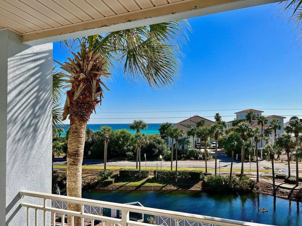 Gulf Views! Cabanas Unit 308. Elevator access to third floor.
