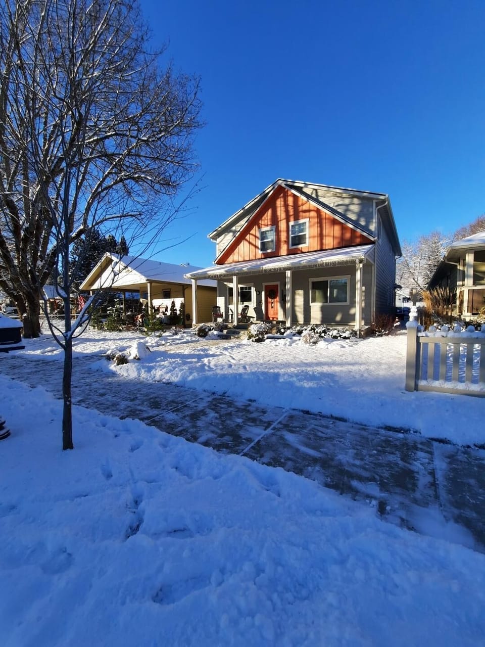 Clear winter morning