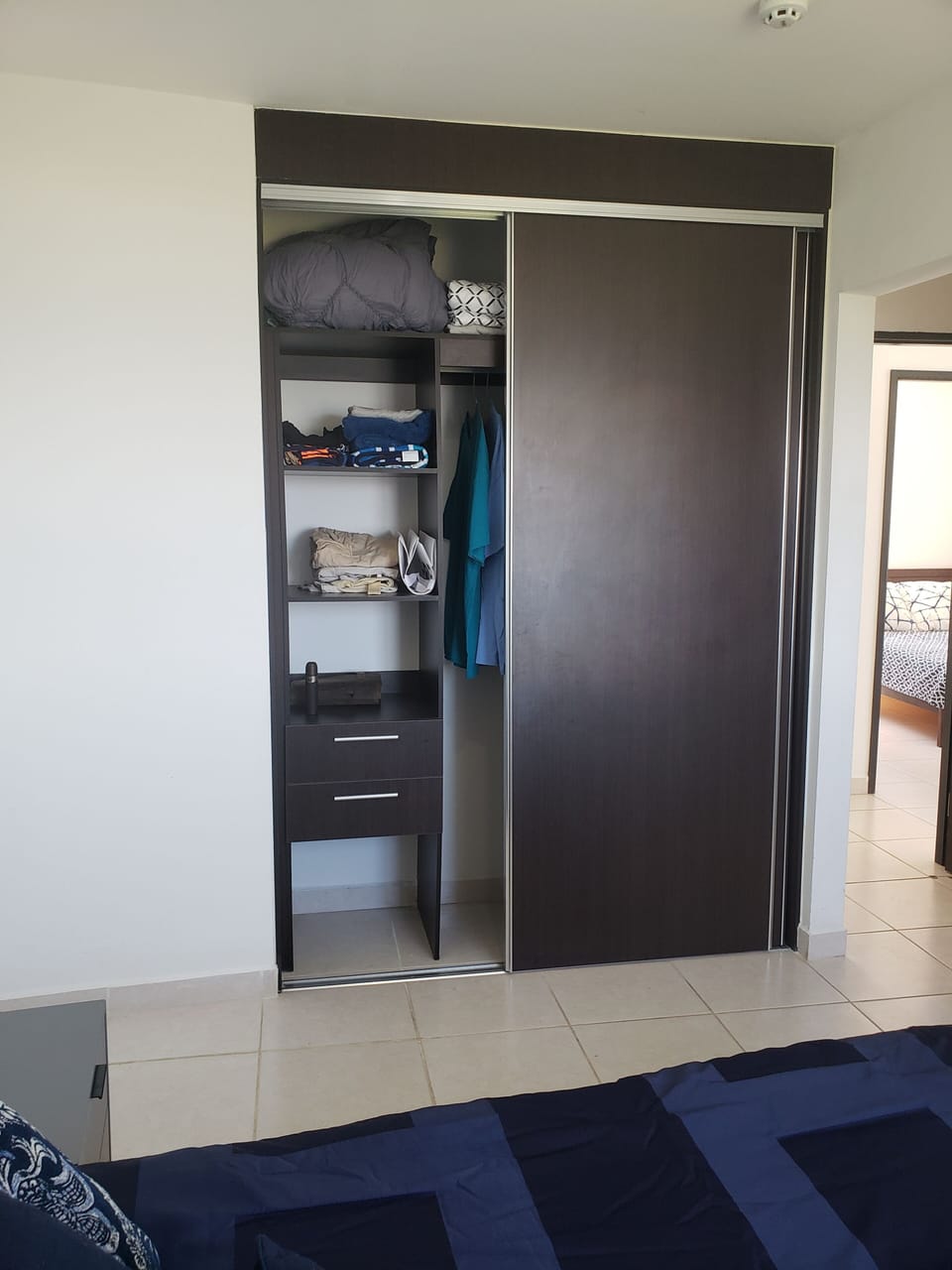 Closets and drawers in every bedroom.