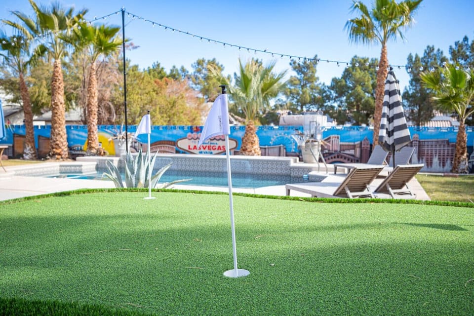 Practice or have a little friendly putting competition. The prize? Bragging rights.