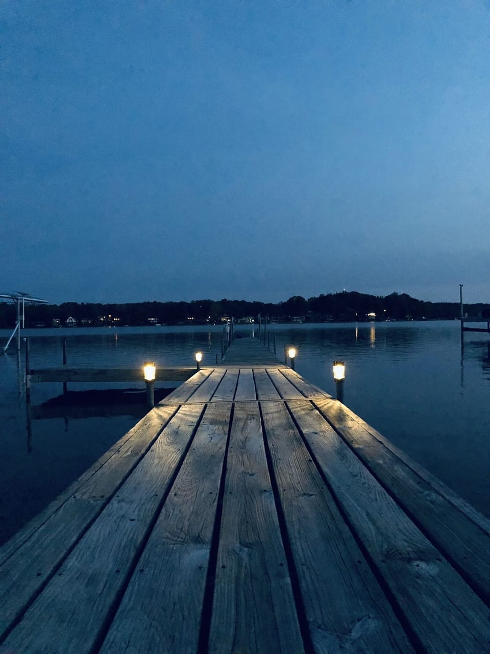 Private dock for guest use - fishing or tying up your own boat. 