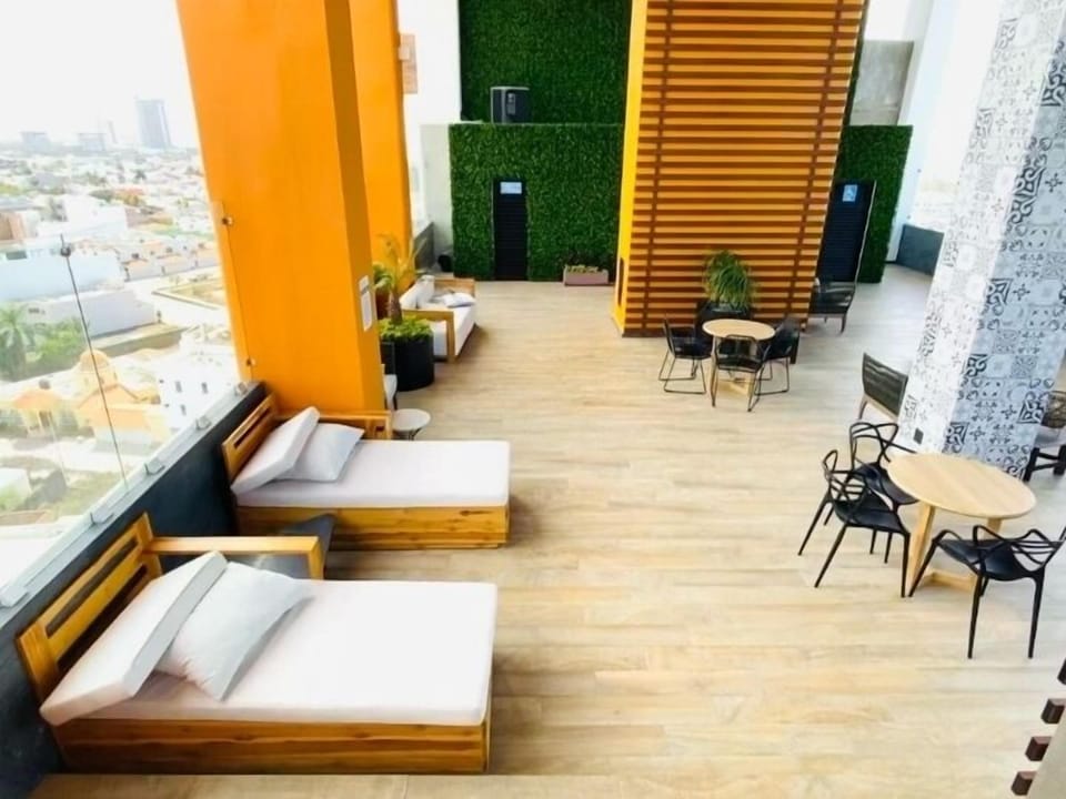 Comfort Apartment | Living area | 32-inch TV with cable channels