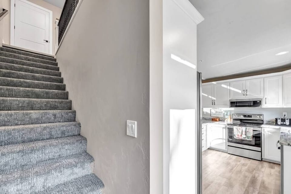 Private bedrooms upstairs