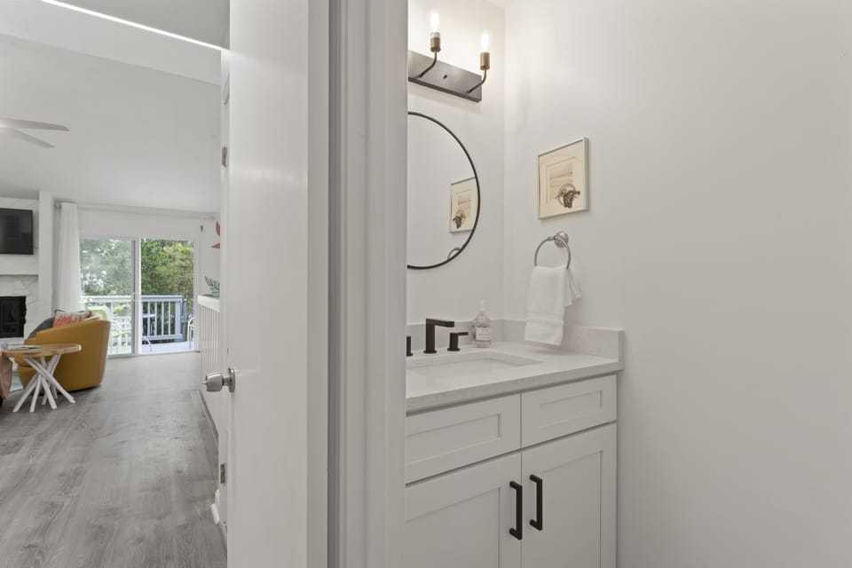 Half bathroom upstairs