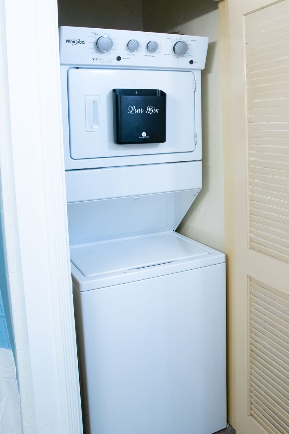 In unit washer and dryer