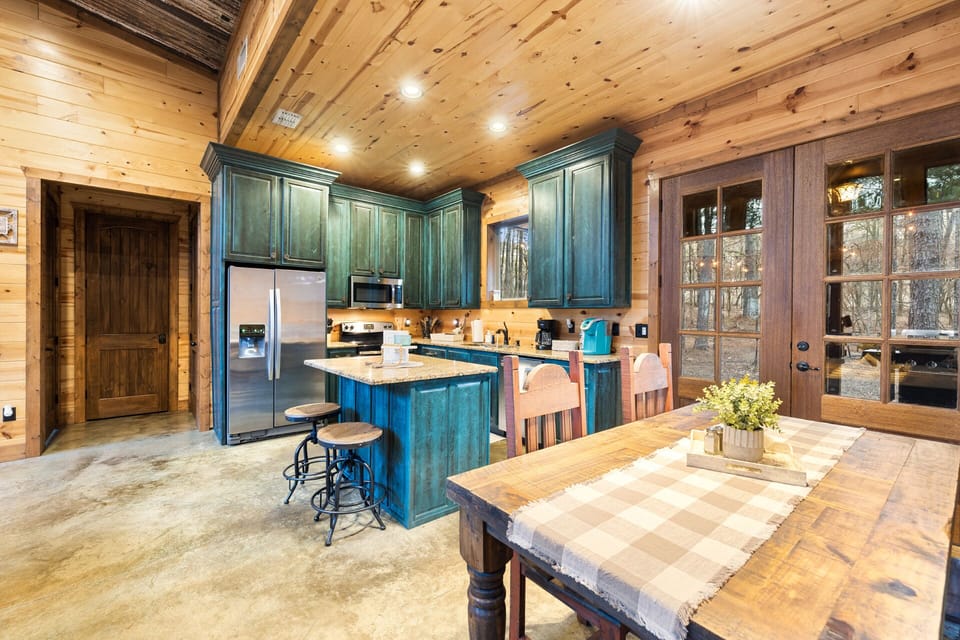 Fully Stocked Kitchen/Dining.