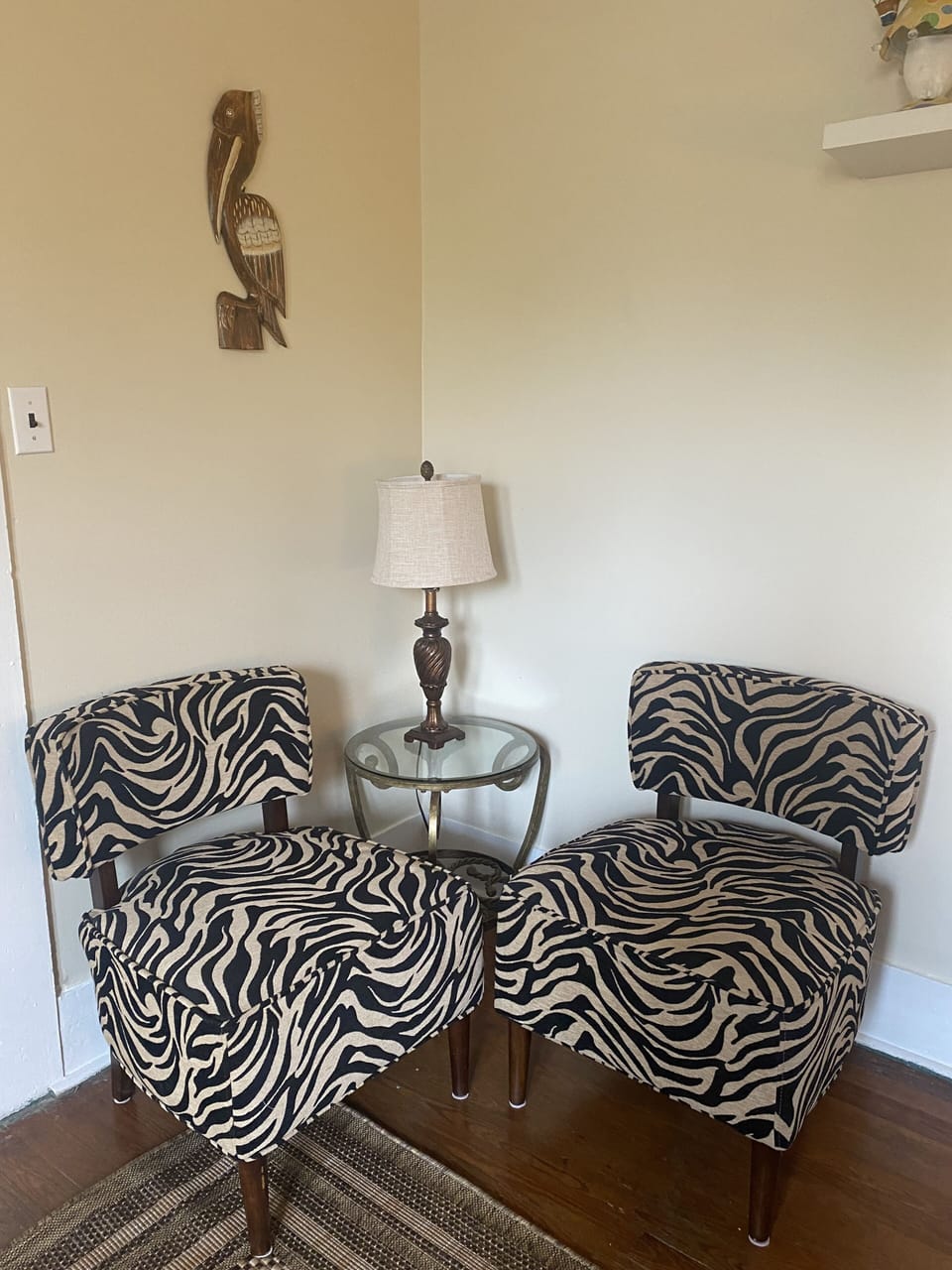 Middle bedroom also has seating area. 