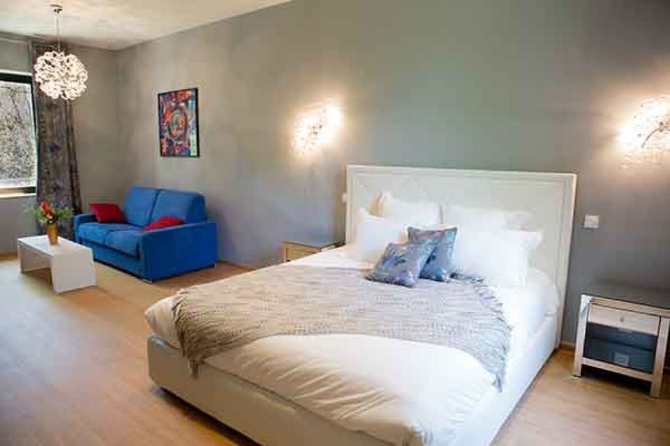 Family Double Room, Garden View | Premium bedding, Select Comfort beds, individually decorated