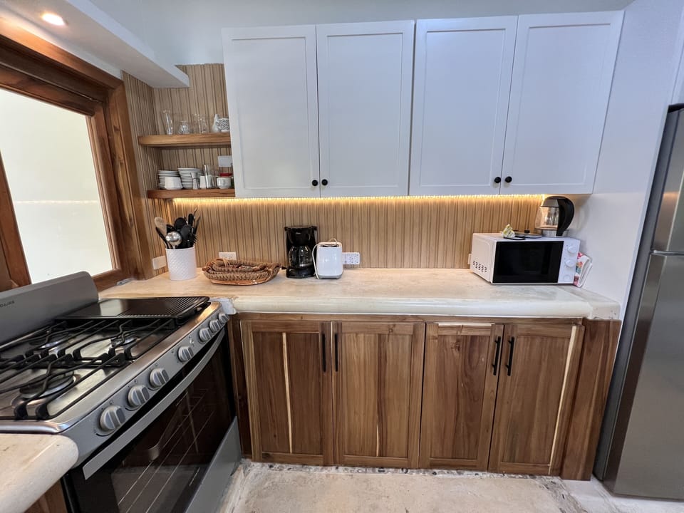 Kitchen with new appliances 
