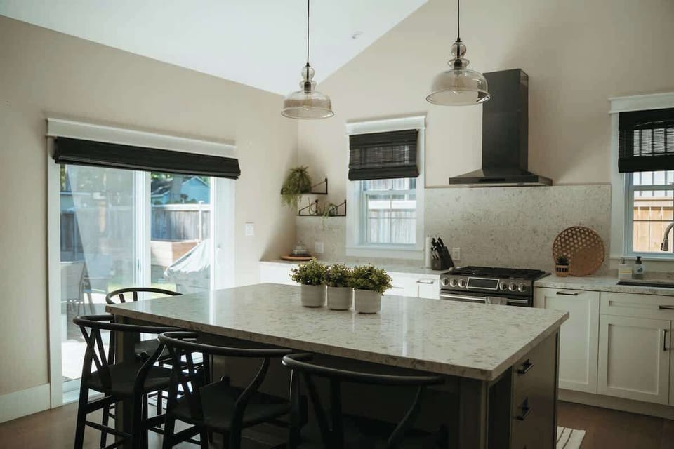 Fully-equipped kitchen where you can comfortably cook your family's favorite meals.