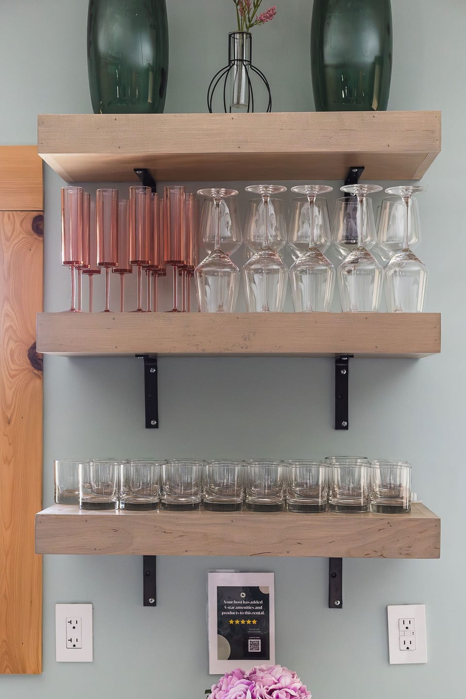 Our stylish glassware is ready for your favorite drinks.