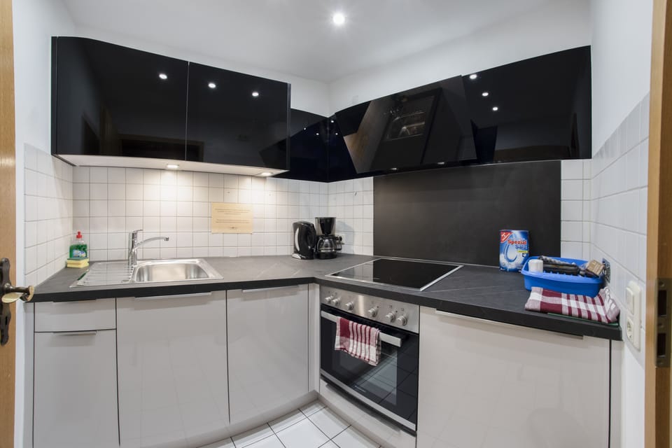 Junior Apartment, 2 Twin Beds (small) | Private kitchen | Full-size fridge, dishwasher, cleaning supplies