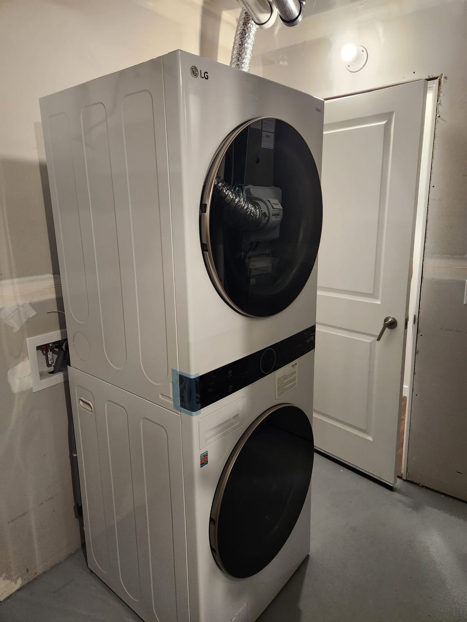 Exclusive washer drier unit