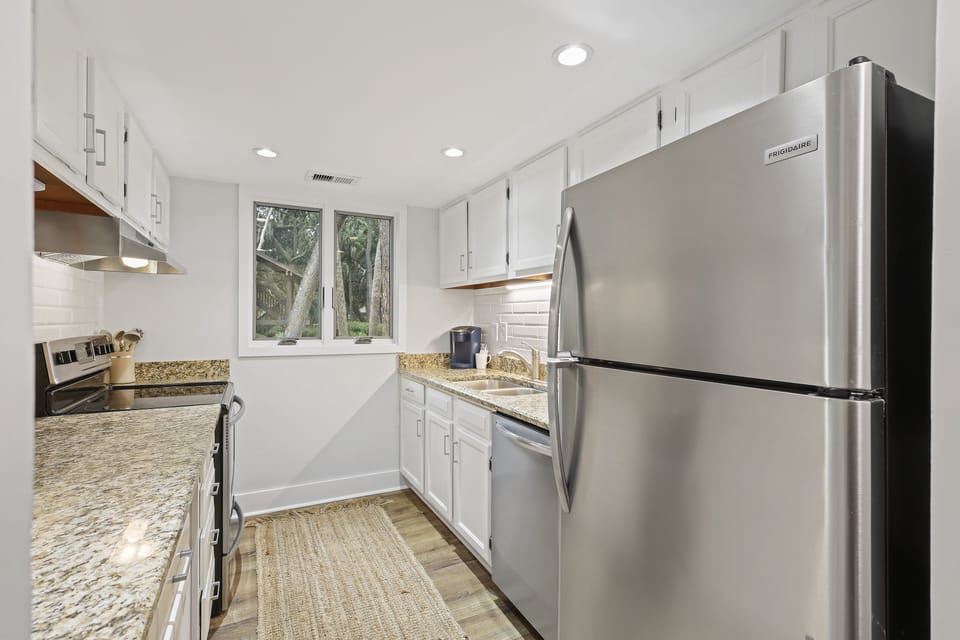 Fully-equipped kitchen.