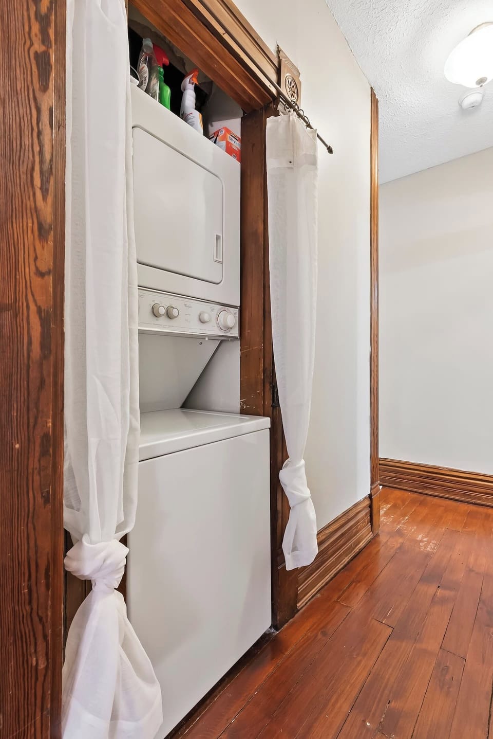 We know how important it is to be able to do your laundry when accidents pop up! It's also a must have for extended stays. 