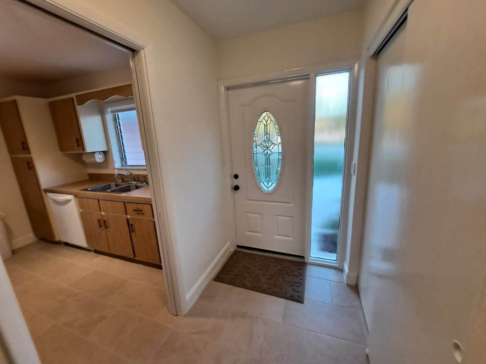 Front Entry & Kitchen