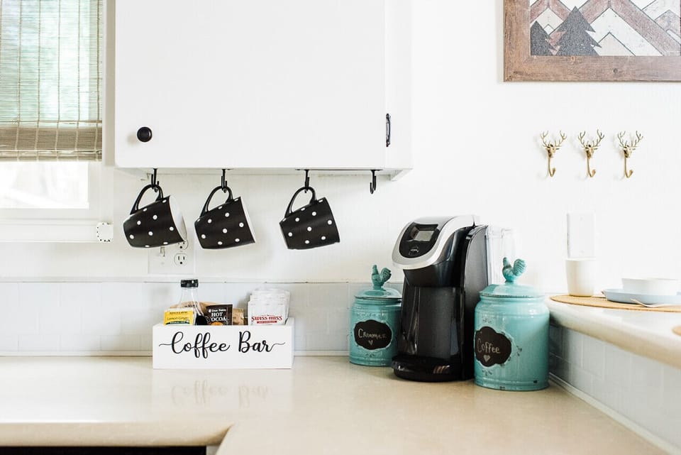 Enjoy a hot cup of coffee