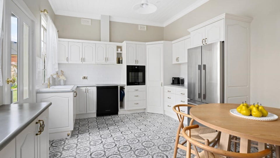 Gorgeous light-filled and fully working kitchen
