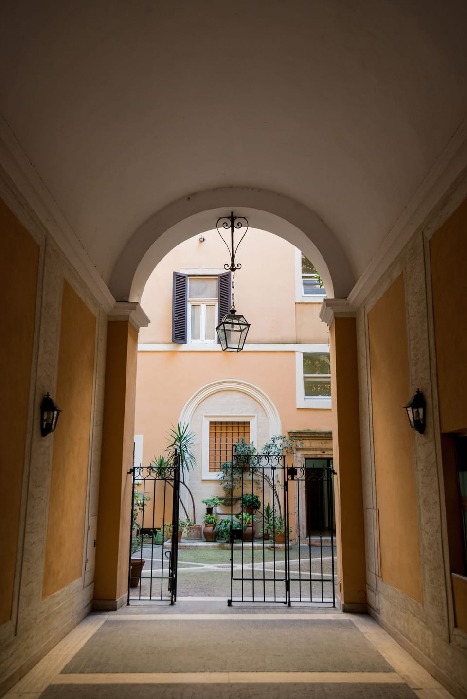 Interior entrance